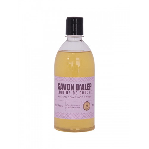 Natural Liquid Soap ALEPEO Lavender Aleppo Soap Body Wash 500 ml