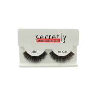 Strip Lashes SECRETLY Style 501 Black Extreme Premium Lashes