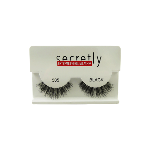 Strip Lashes SECRETLY Style 505 Black Extreme Premium Lashes