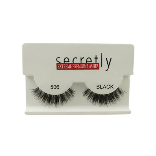 Strip Lashes SECRETLY Style 506 Black Extreme Premium Lashes