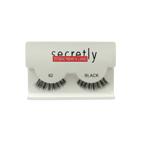 Strip Lashes SECRETLY Style 82 Black Sensual Premium Lashes