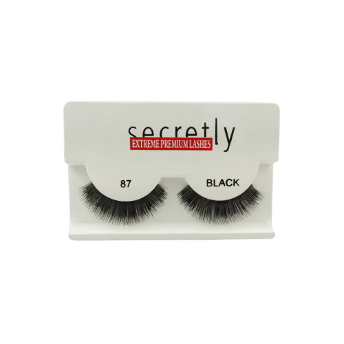 Strip Lashes SECRETLY Style 87 Black Sensual Premium Lashes