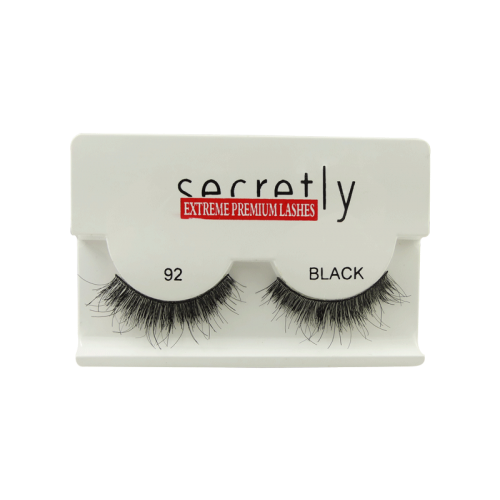 Strip Lashes SECRETLY Style 92 Black Sensual Premium Lashes