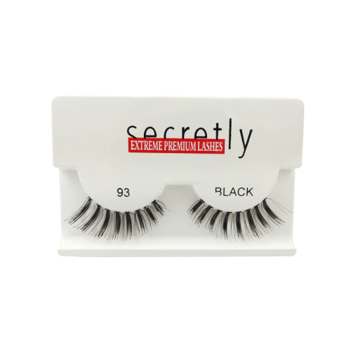 Strip Lashes SECRETLY Style 93 Black Sensual Premium Lashes