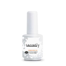 Baza lac de gel cu particule SECRETLY Glitter Rubber Base Gel French Collection #1 15 ml.