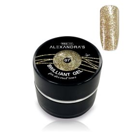 Цветен гел ALEXANDRA`S Brilliant Gel #7