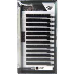 Мигли SECRETLY Premium line 0.05 D 9mm 