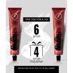 Промоционален комплект бои за коса JEAN ROBERT Color Tech /6+4/ 100 мл.