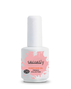 База Гел Лак SECRETLY Rubber Base Gel French Collection #9 15 мл.