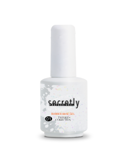 База гел лак SECRETLY Rubber base Twinkle Collection 01 15 мл.