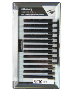 Мигли SECRETLY Premium line 0.15 D 12мм 