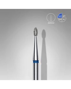 Диамантен накрайник за ел. пила EC "Капка" син диаметър на накрайник 1.6mm работна част 3.4mm