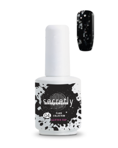 Топ Гел Лак SECRETLY Flake Collection Top Coat 4 15 мл.