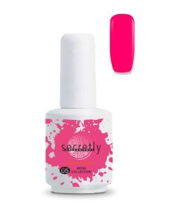 Base Gel Polish SECRETLY Rubber Base Gel Neon Collection #5 15 ml.
