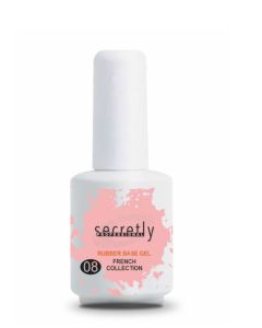 База Гел Лак SECRETLY Rubber Base Gel French Collection #8 15 мл.