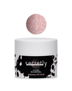 UV/LED гел Secretly BUILDER GEL Shimmer Peach 50 g