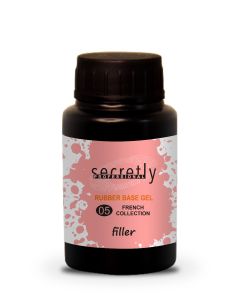 База гел лак SECRETLY Rubber base gel filler French Collection #5 Пълнител 50 мл.