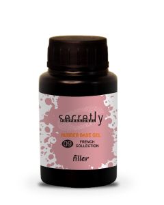 База гел лак SECRETLY Rubber base gel filler French Collection #9 Пълнител 50 мл.