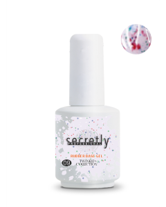База гел лак SECRETLY Rubber base Twinkle Collection 09 15 мл.