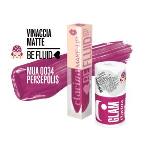 Червило Clarissa BE FLUID LIP COLOR Nude Collection PERSEPOLIS-GRAPE MATTE 4ml