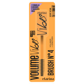 Четка за спирала Clarissa VIBES MASCARA BRUSH ORANGE N. 4