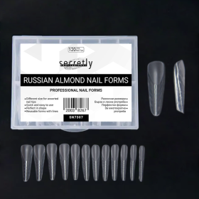 ФОРМИ Russian Almond Professional Nail Forms 120ps