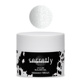 UV/LED гел Secretly BUILDER GEL Shimmer Milky 50 g