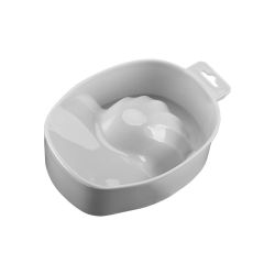Recipient de manichiură din plastic UE alb