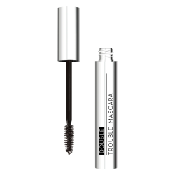 Rimel rezistent la apa Sane Double Trouble Black 13.9 ml.