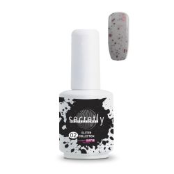 Топ Мат Гел Лак SECRETLY Glitter Collection Rubber Matte Top Coat 2 15 мл.