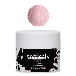 UV/LED гел Secretly BUILDER GEL Shimmer Pink 50 g